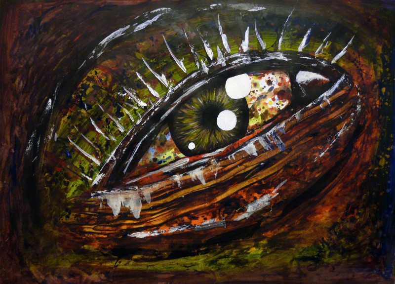 Acrylic on paper, 50 x 70 cm, 2012. &copy; Kyriakos Papageorgiou