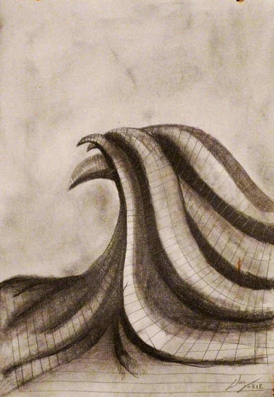 Graphite on paper, 2012. &copy; Kyriakos Papageorgiou