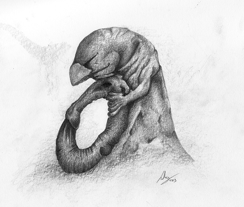 Graphite on paper, 2013. &copy; Kyriakos Papageorgiou