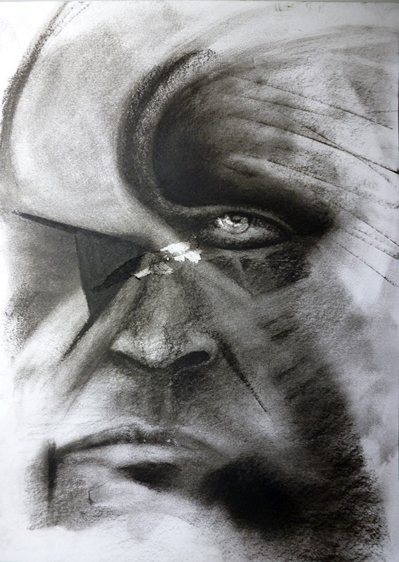 Charcoal on paper, 2013. &copy; Kyriakos Papageorgiou