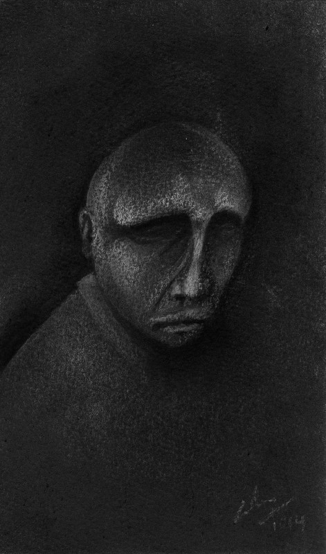 Charcoal, pastel on paper, 2014. &copy; Kyriakos Papageorgiou