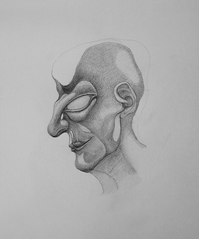 Graphite on paper, 2016. &copy; Kyriakos Papageorgiou