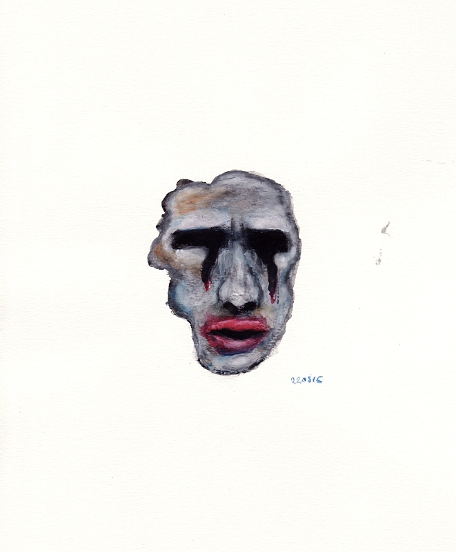 Watercolour pencil on paper, 2016. &copy; Kyriakos Papageorgiou